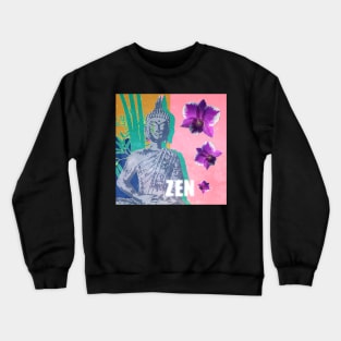 Galaxy Orchid Galaxy Pattern Crewneck Sweatshirt